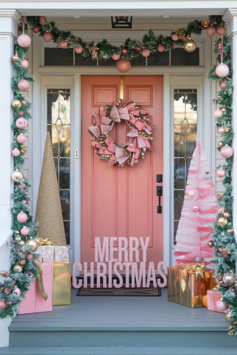 29 Christmas Front Porch Decorating Ideas