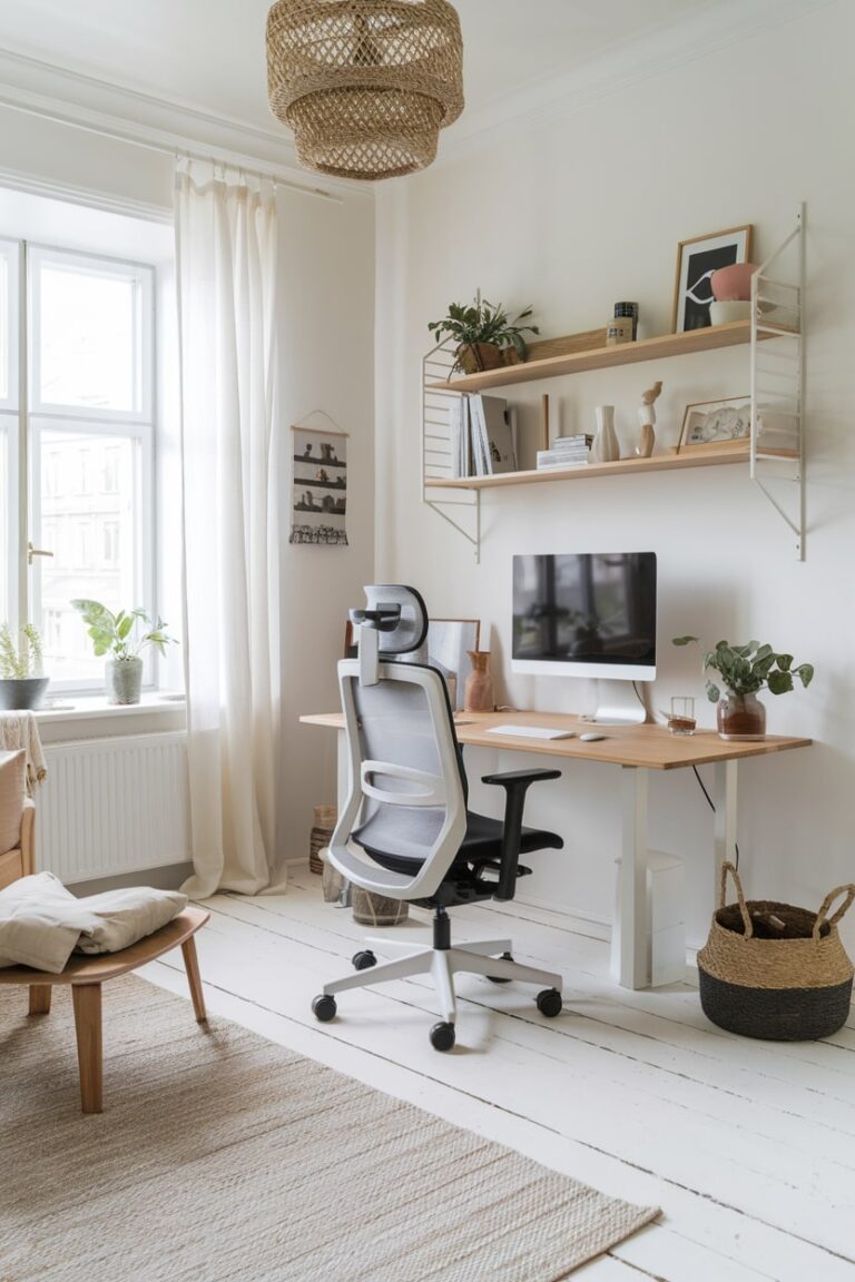 23 Scandinavian Home Office Ideas for a Fresh Look