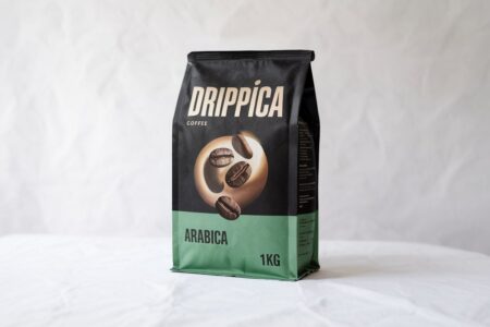 1180+ Coffee Brand Name Ideas for a New Business product photography of the coffee brand bag