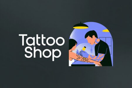 tattoo shop illustration