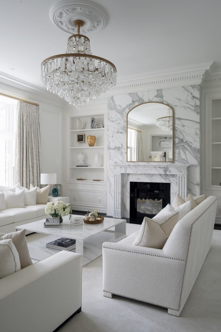 25 White Living Room Ideas for a Light Interior Design