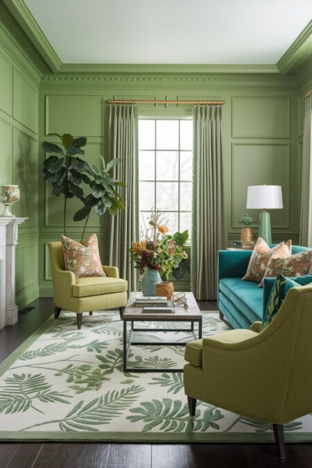 26 Green Living Room Ideas for a Fresh and Vibrant Space