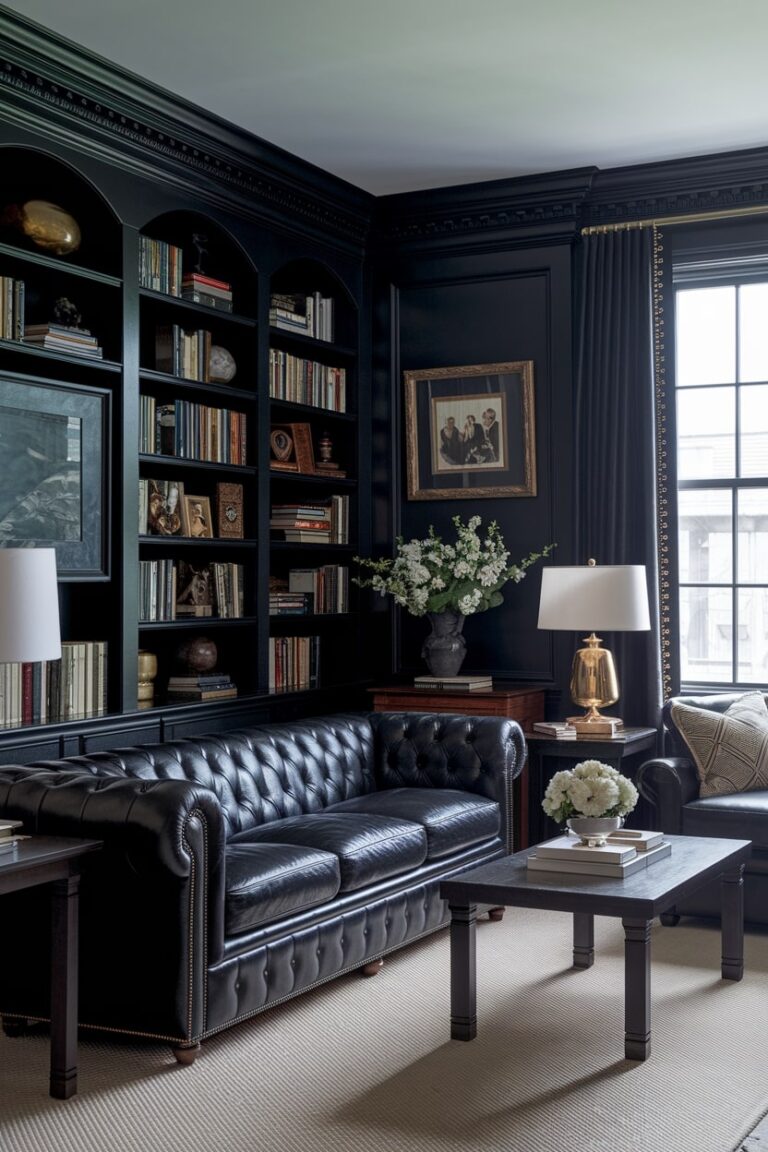 26 Black Living Room Ideas for a Bold and Sophisticated Space