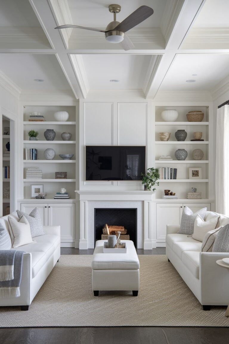 25 White Living Room Ideas for a Light Interior Design
