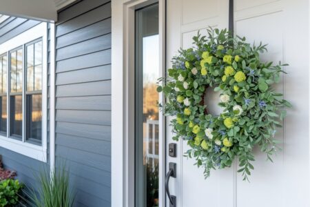 15 Spring Wreaths for the Front Door (Ideas for Everyone) spring wreath for front door